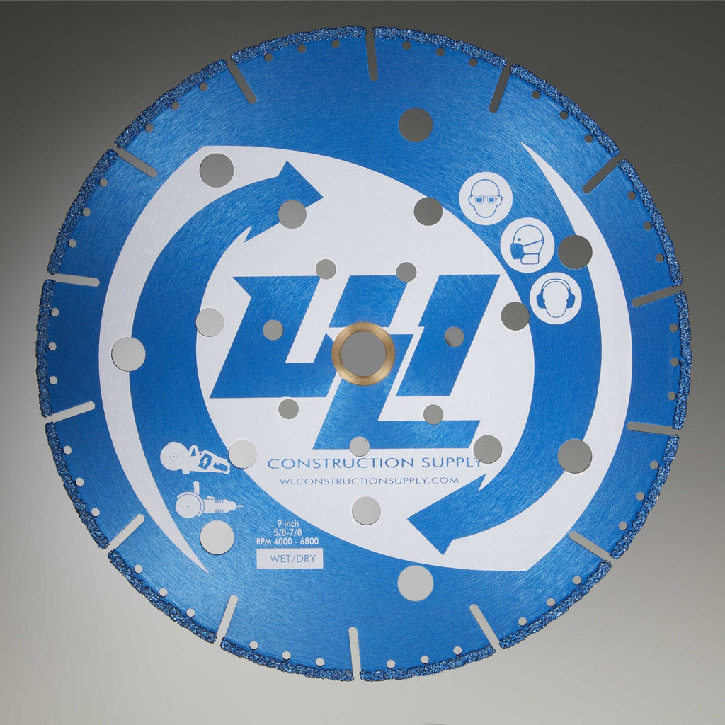 BLUE RESCUE MASTER (NO SIDE PROT) - DIAMOND BLADES - 9 inch image