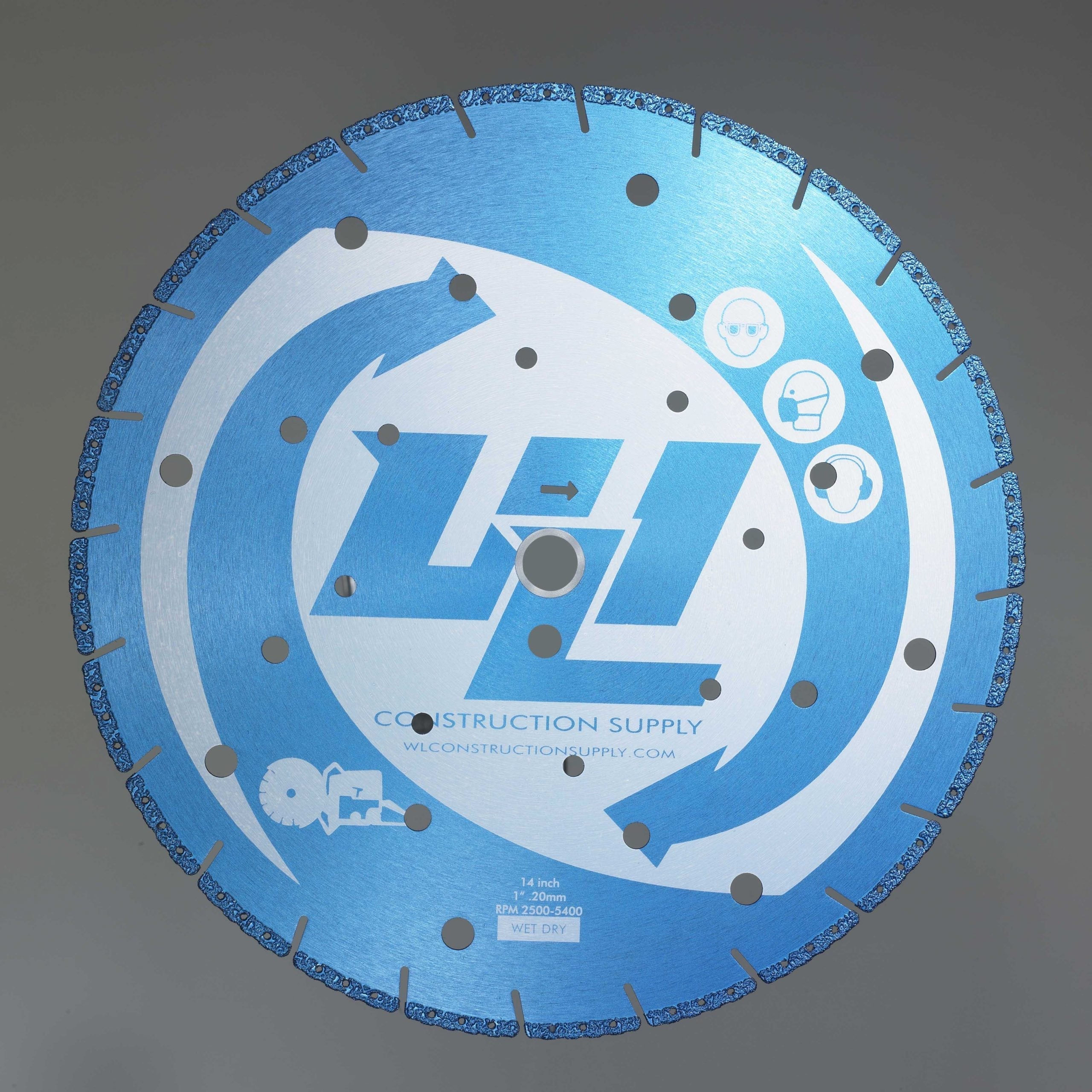 BLUE RESCUE MASTER (NO SIDE PROT) - DIAMOND BLADES image 0