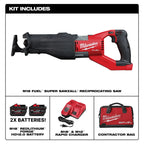 MILWAUKEE M18 FUEL™ SAWZALL® RECIPROCATING SAW 2 BATTERY KIT
