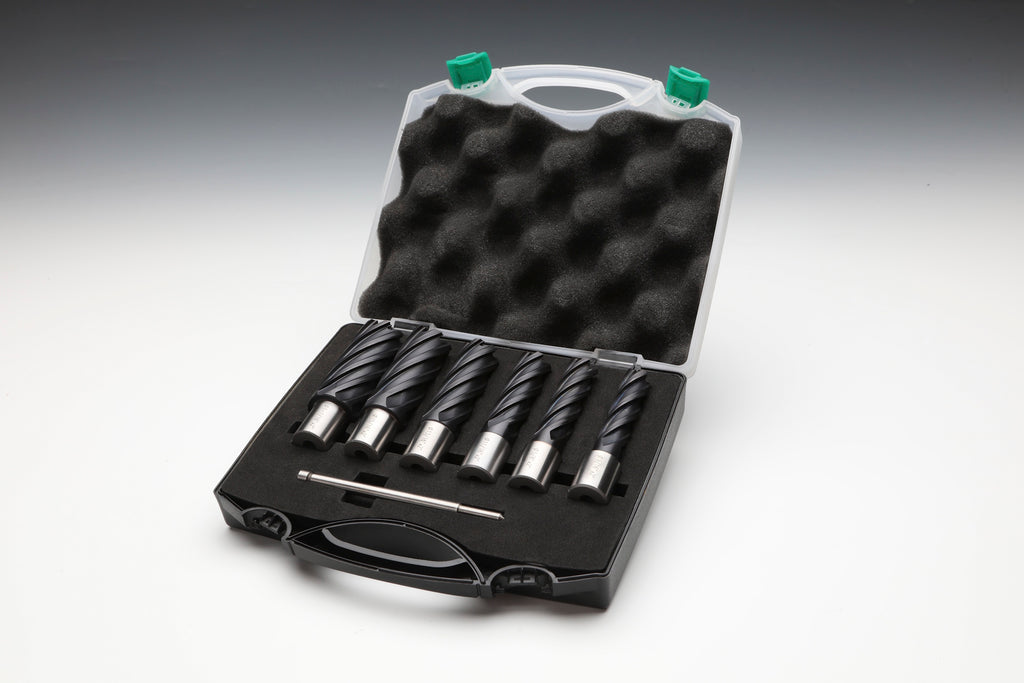 TIALN COATED ANNULAR CUTTERS - 7PC KIT