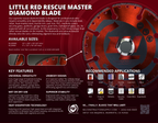 LITTLE RED RESCUE MASTER DIAMOND BLADE
