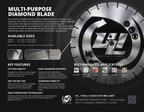 MULTI-PURPOSE DIAMOND BLADE