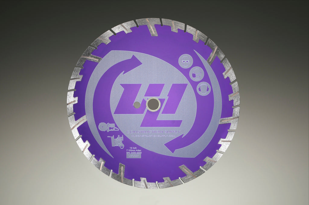 PURPLE CONCRETE EATER DIAMOND BLADE