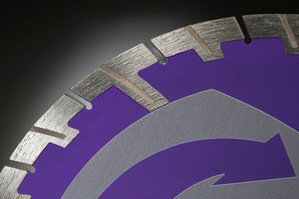 PURPLE CONCRETE EATER DIAMOND BLADE
