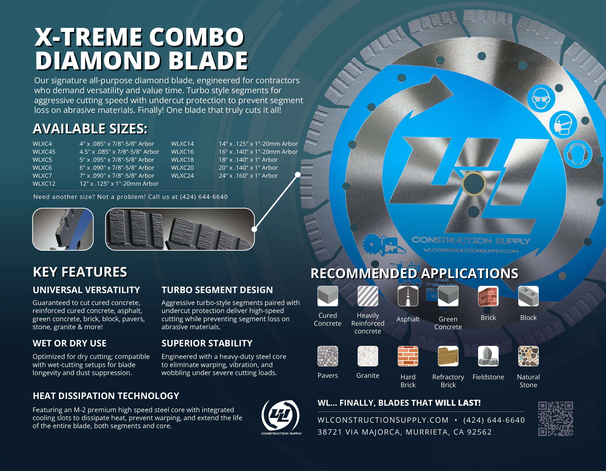 X-TREME COMBO DIAMOND BLADE