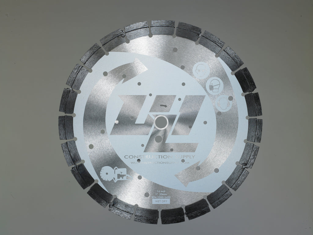 X-Treme Hybrid Asphalt/Green Concrete Diamond Blade image 0