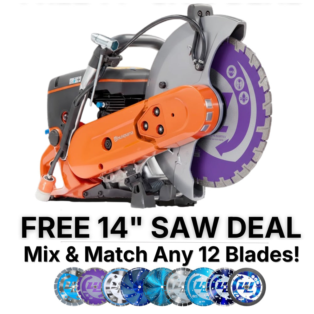 FREE 14" SAW DEAL: MIX AND MATCH DIAMOND BLADES - 14-inch
