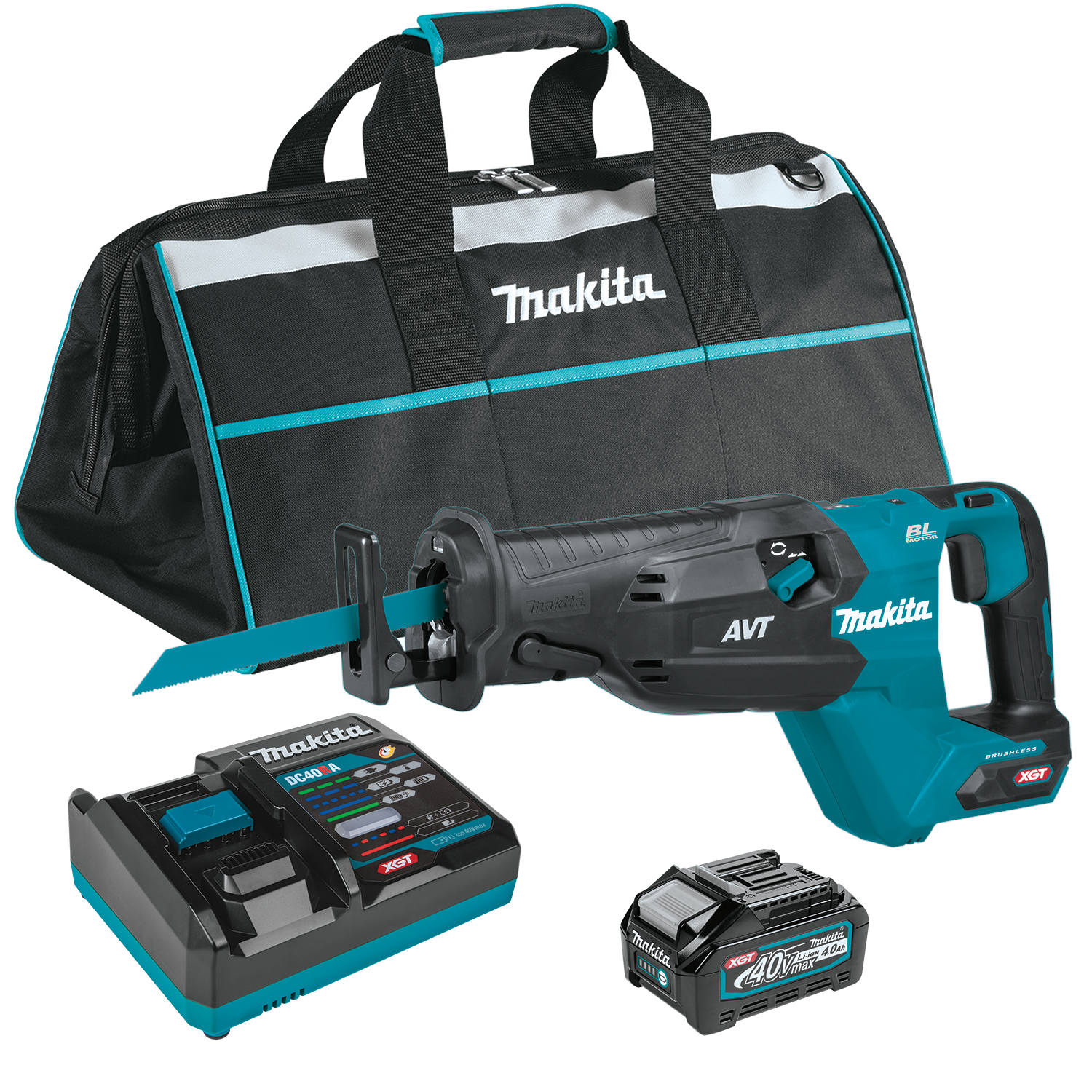 MAKITA 40V MAX XGT® BRUSHLESS RECIPROCATING SAW BATTERY KIT