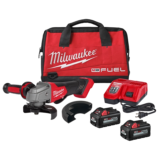 MILWAUKEE M18 FUEL™ GRINDER 2 BATTERY KIT - 4.5-inch to 5-inch