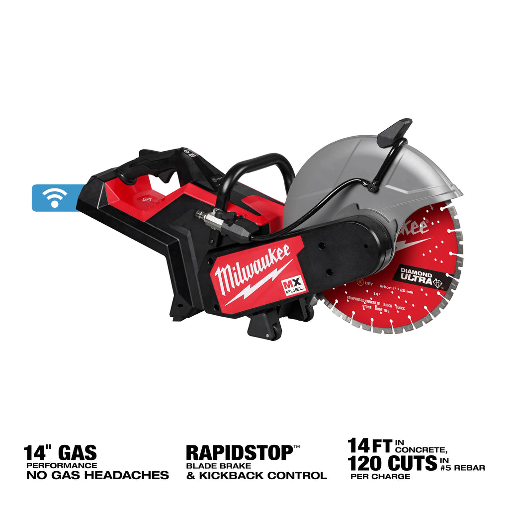 MILWAUKEE MX FUEL™ CUT-OFF SAW 2 BATTERY KIT - 14-inch