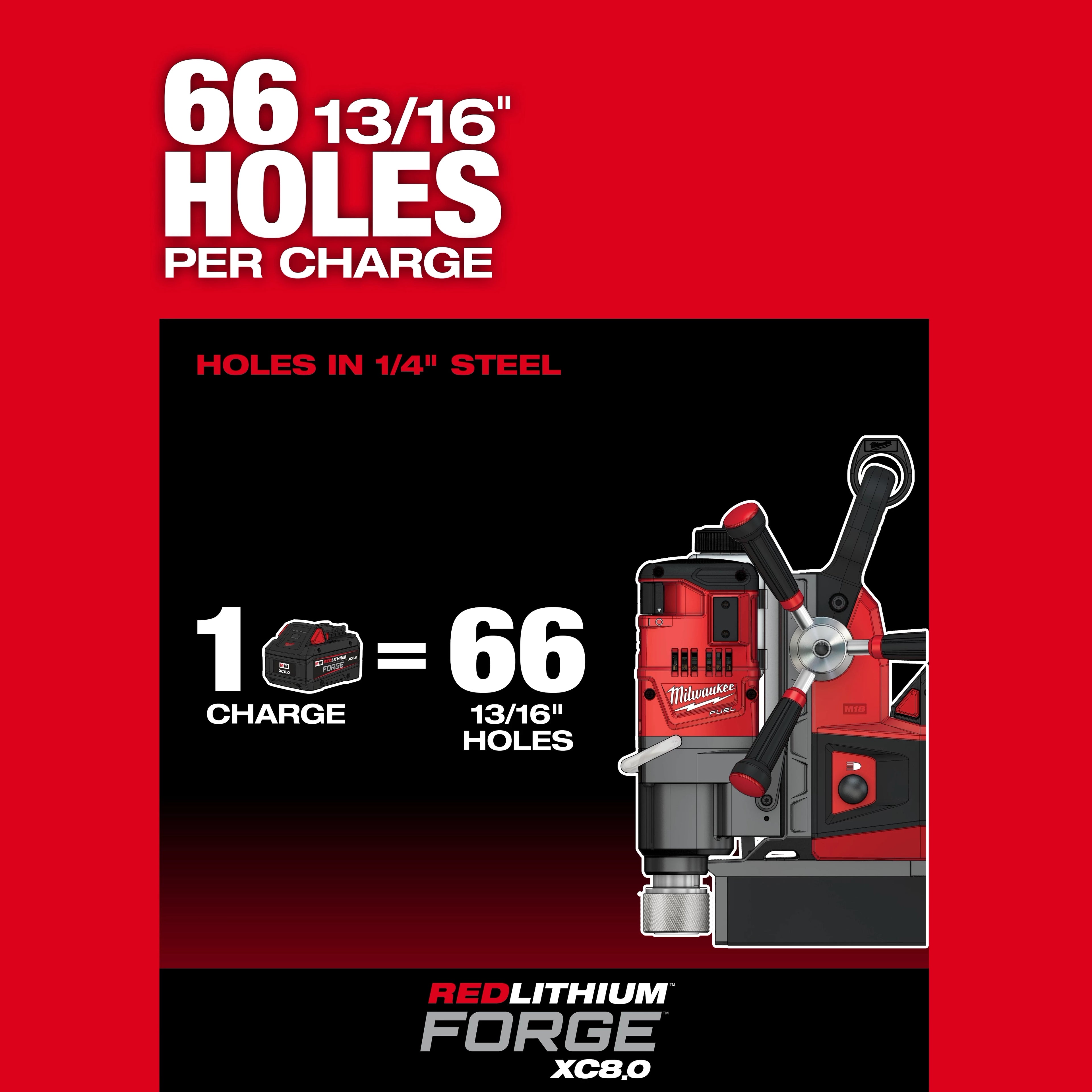 MILWAUKEE M18 FUEL™ MAGNETIC DRILL 2 BATTERY KIT