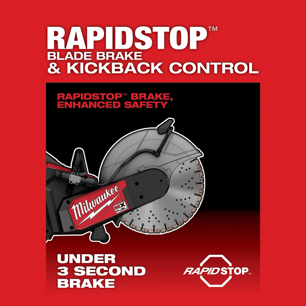 MILWAUKEE MX FUEL™ CUT-OFF SAW 2 BATTERY KIT - 14-inch